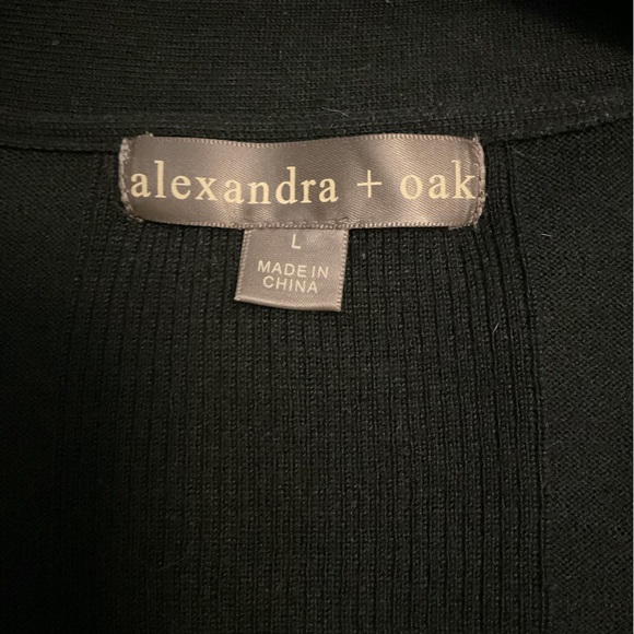 Alexandra & Oak Long Black Sweater - Picture 5 of 7